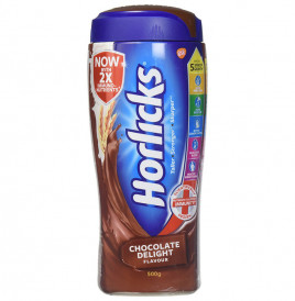 Horlicks Chocolate Delight Flavour   Plastic Jar  500 grams